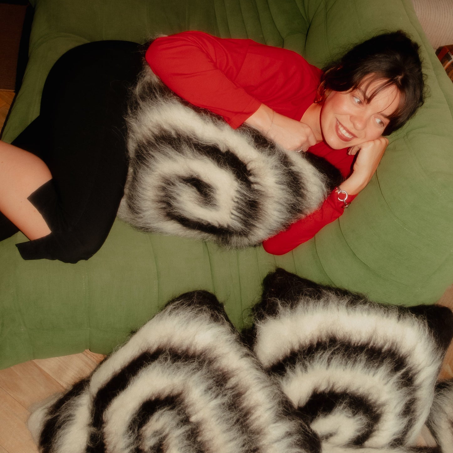 Swirl pillow